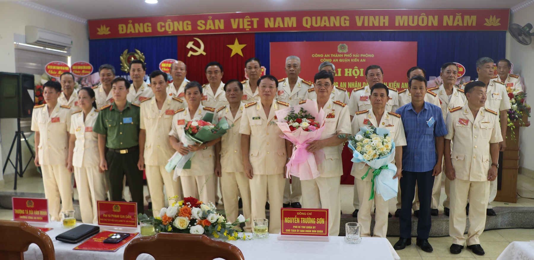 Đại hội thành lập Hội Cựu CAND quận Kiến An